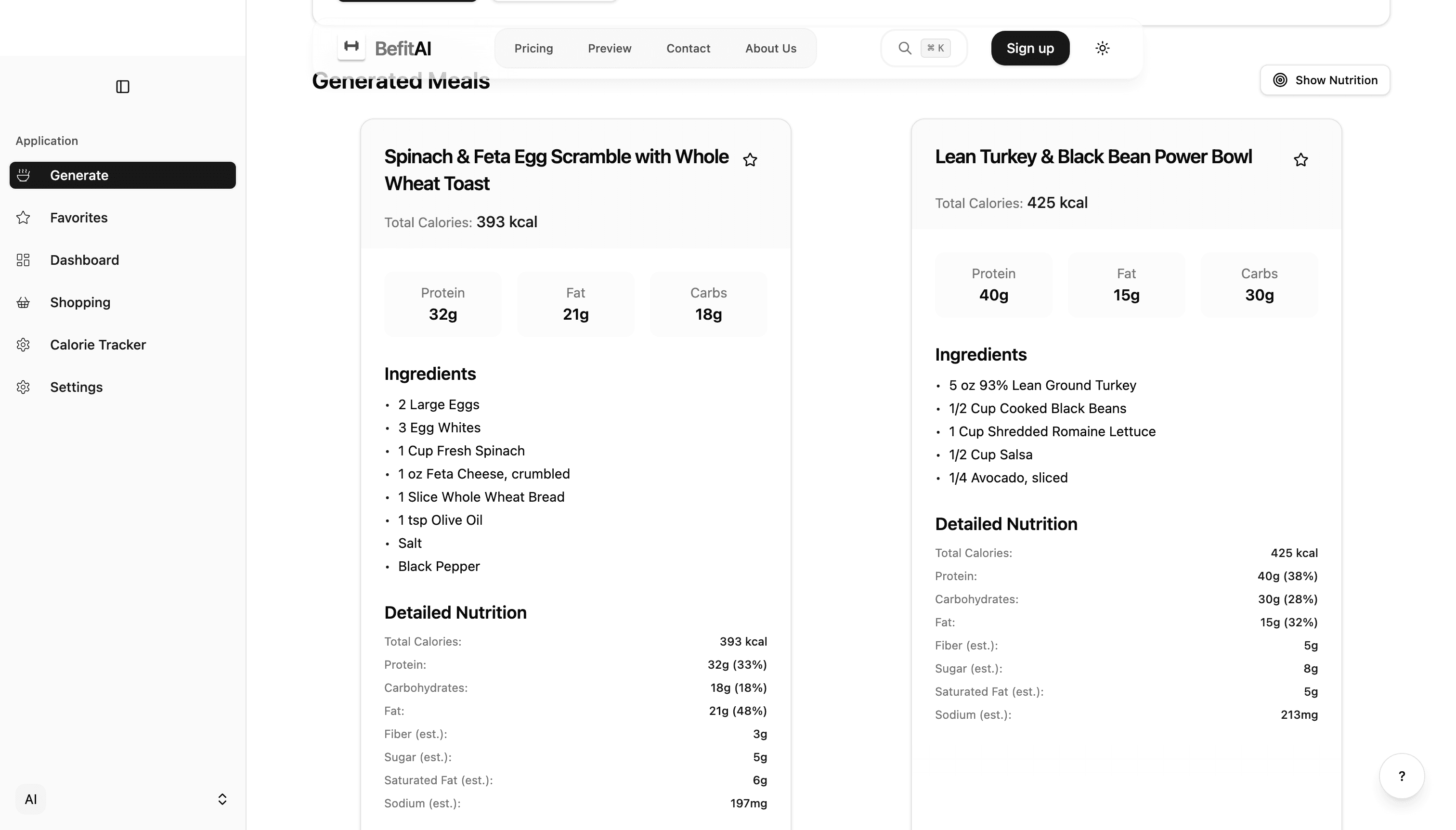 Befit AI Screens 2