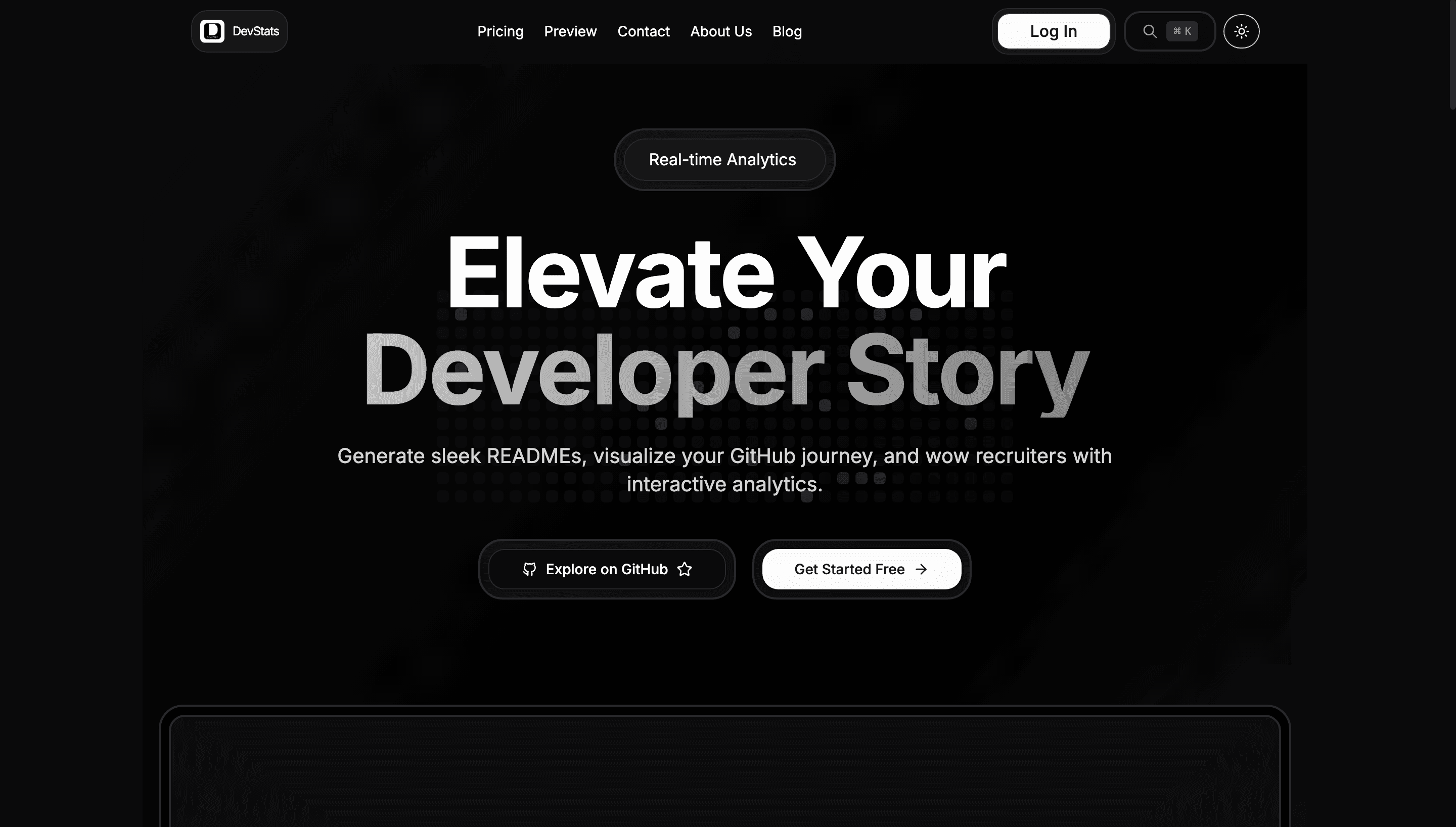 DevStats - Dev Dashboard