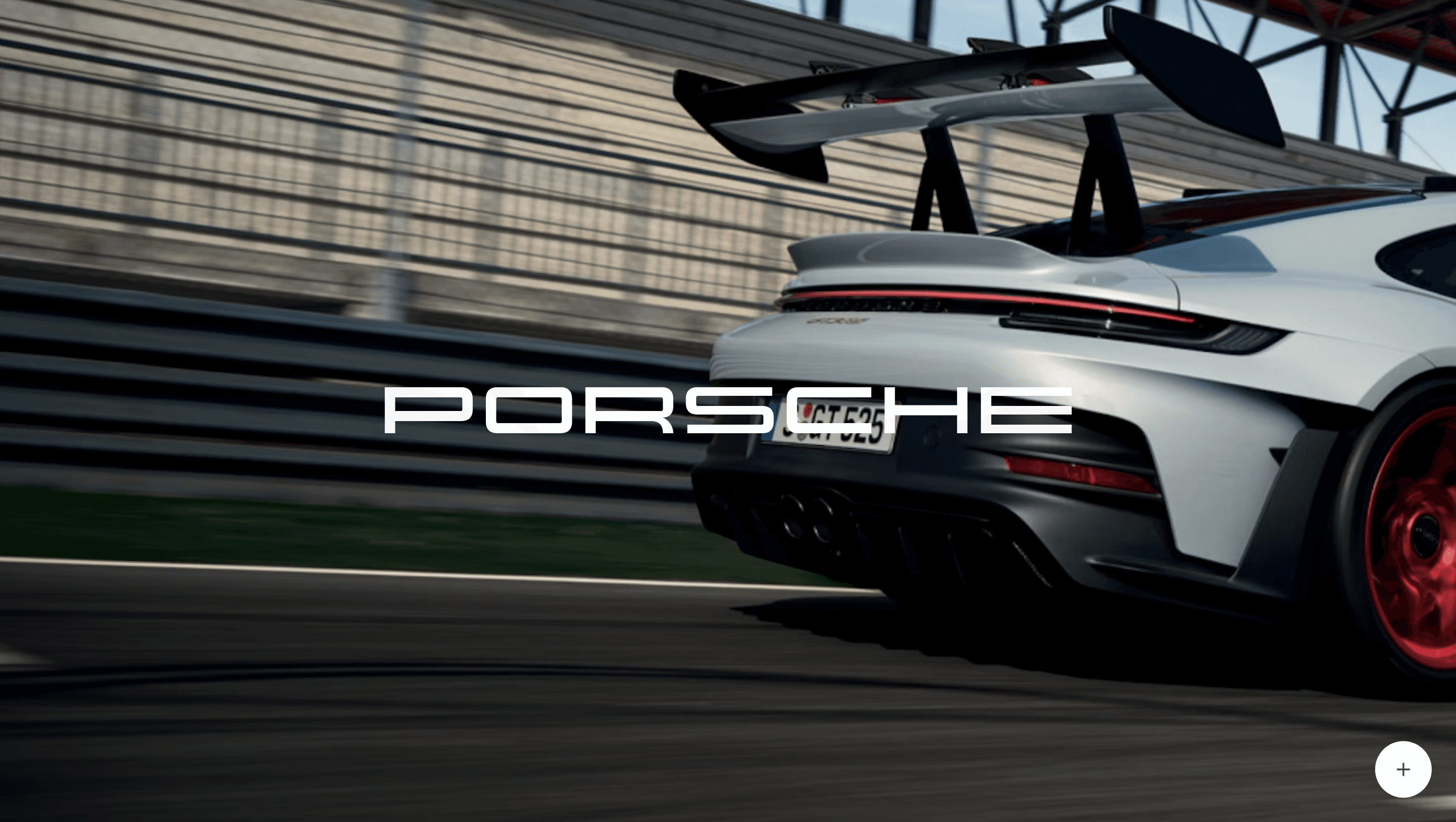 Porsche 911 GT3 RS - Scroll-Driven Web Experience