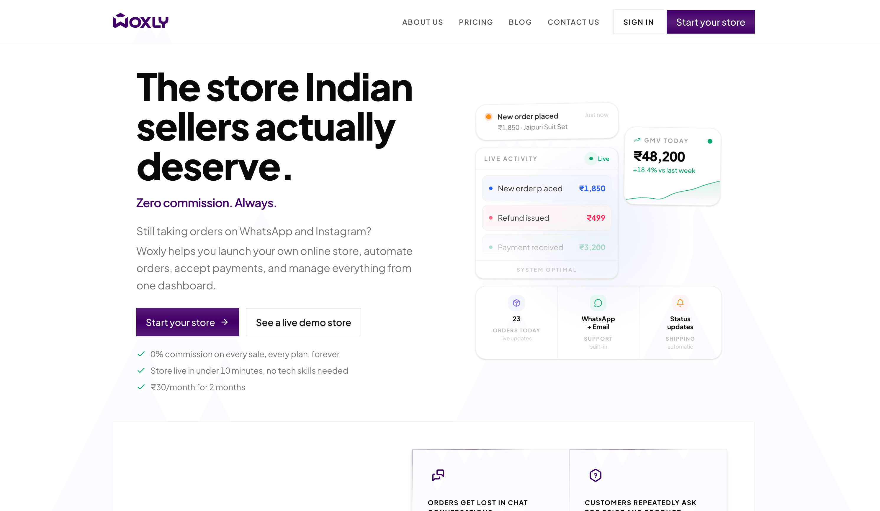 Woxly Store - Commerce Platform