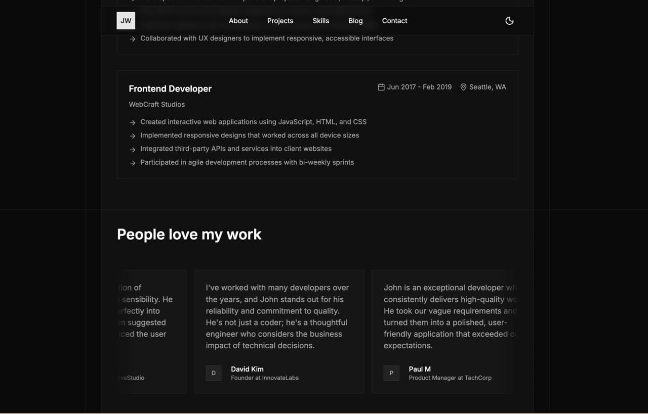 Portfolio Screens 2
