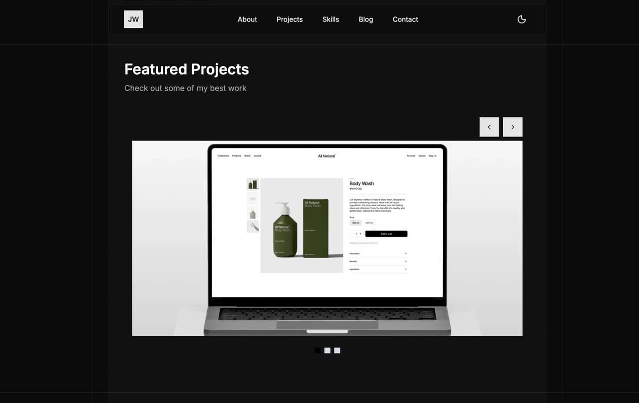 Portfolio Screens 3